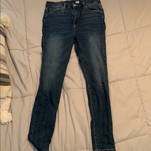 Dark blue skinny jeans